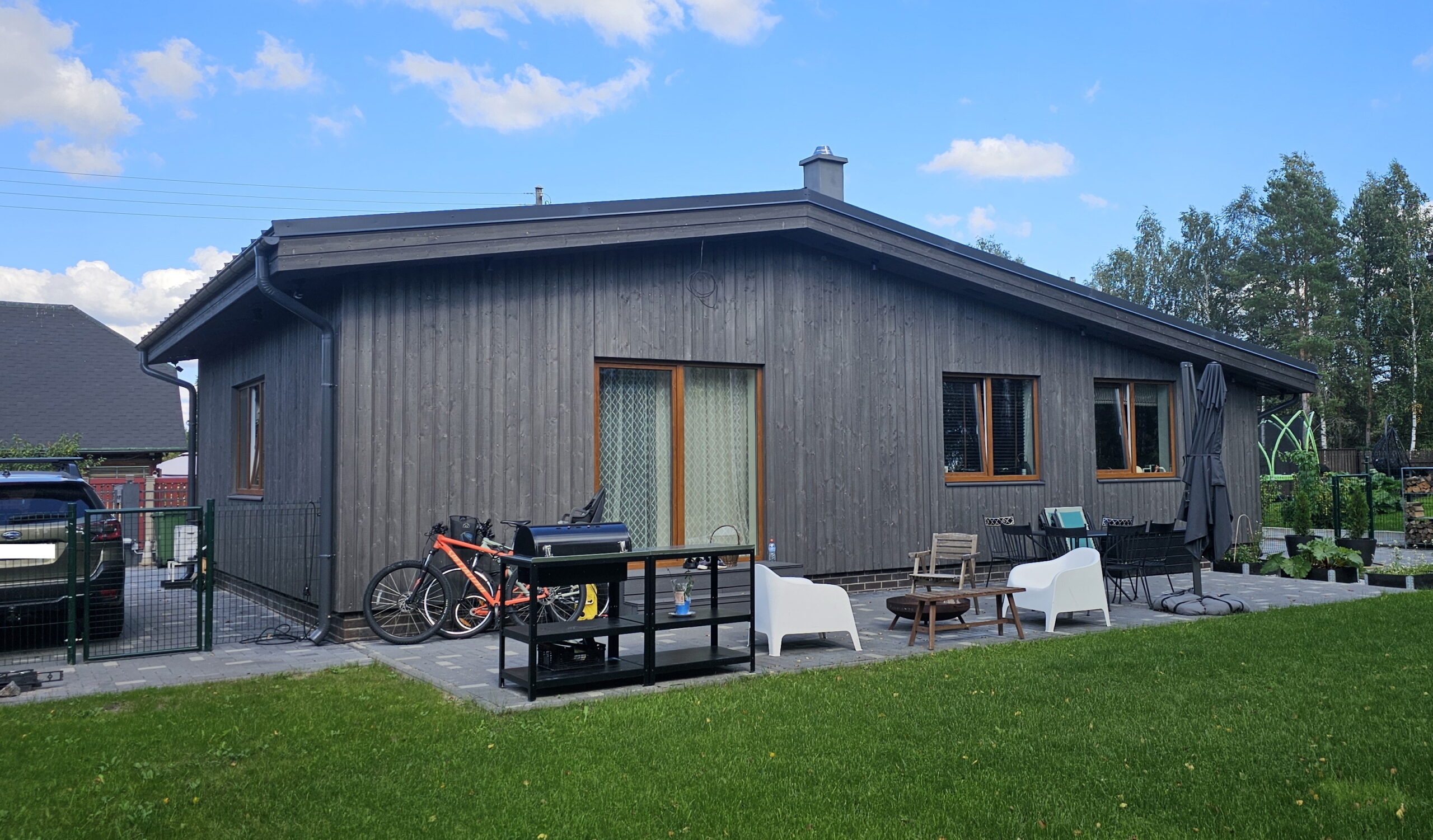 wooden frame panel houses