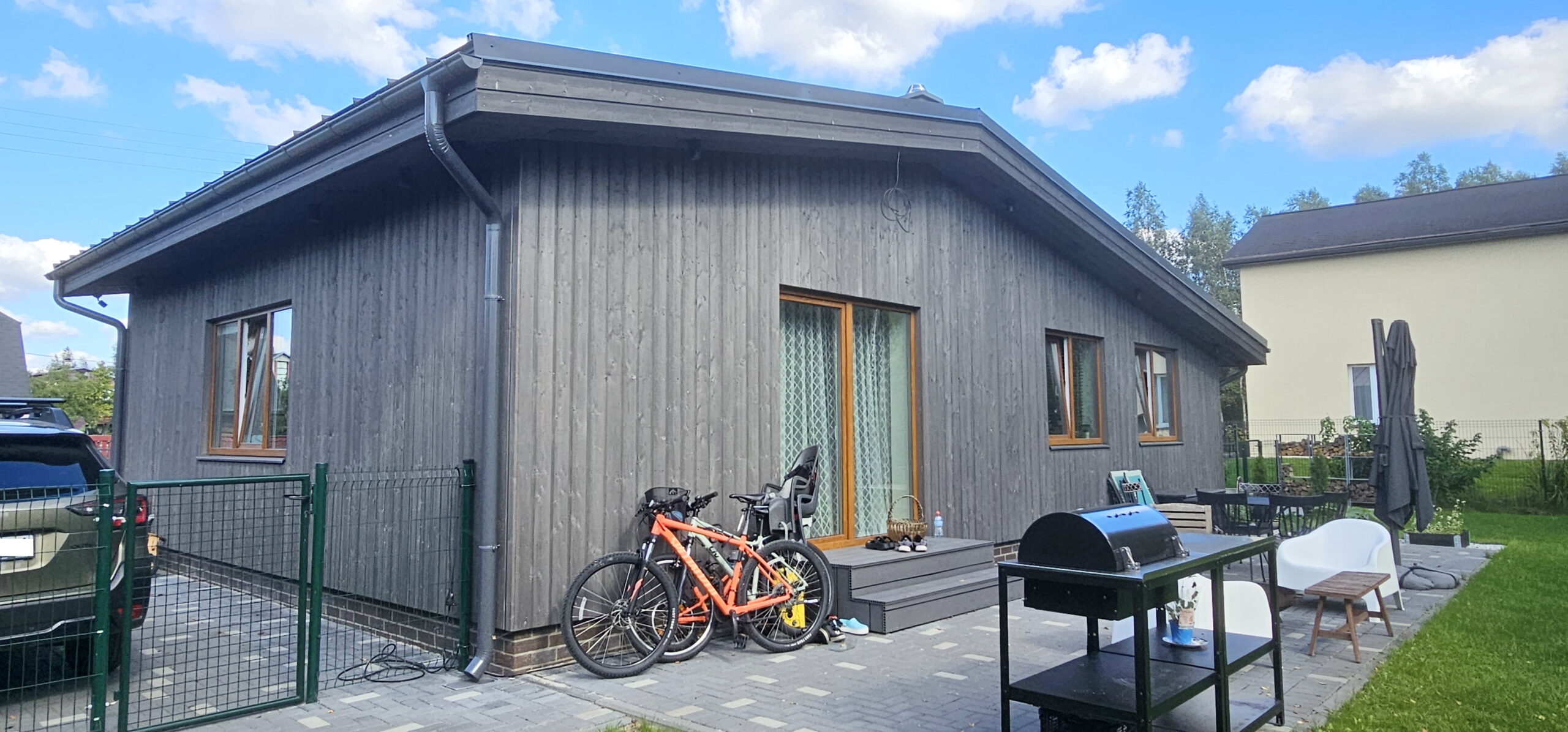 wooden frame panel houses